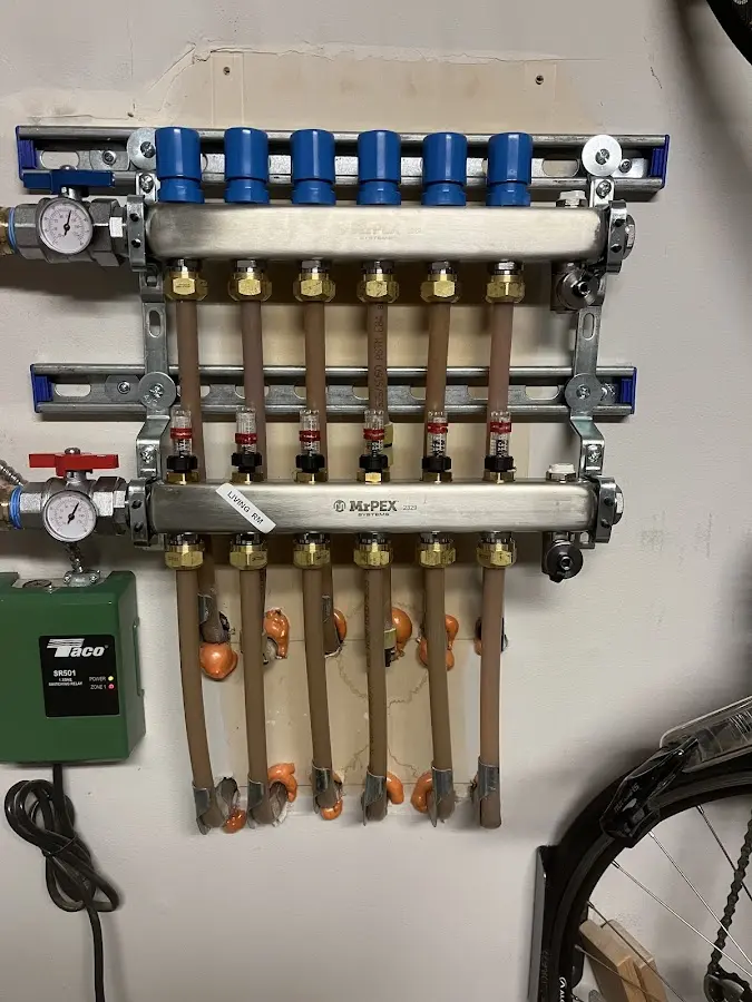 Plumber performing Leak Detection at a residential property in Larose